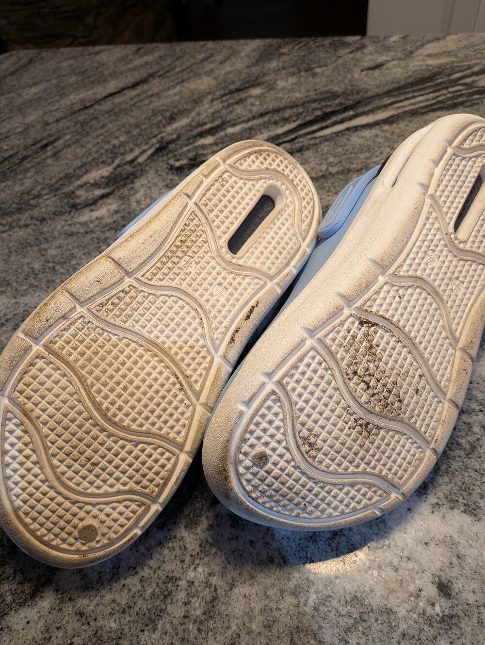 Crocs Literide Clogs Like New Light Blue Sandals Slides Women Size 10, Mens 8 - Picture 4 of 9